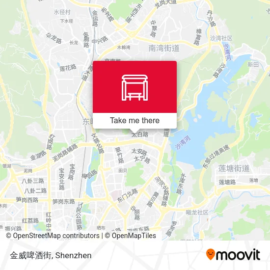 金威啤酒街 map