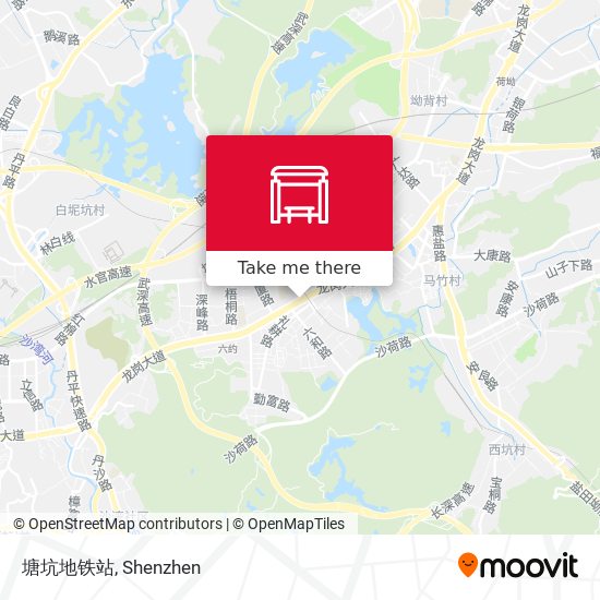 塘坑地铁站 map