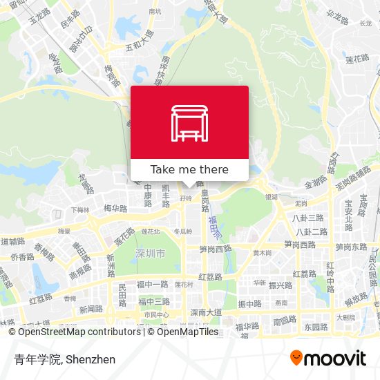 青年学院 map