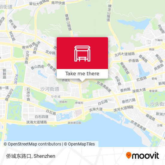 侨城东路口 map