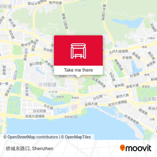 侨城东路口 map