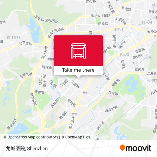 龙城医院 map