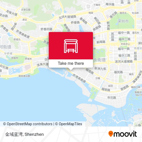 金域蓝湾 map