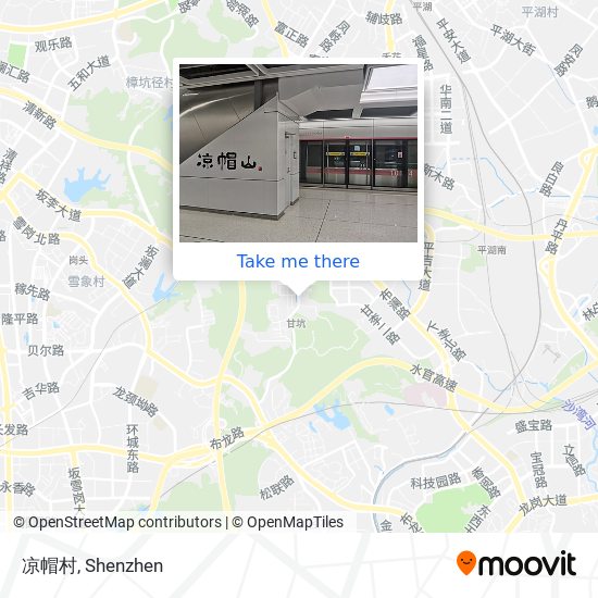 凉帽村 map