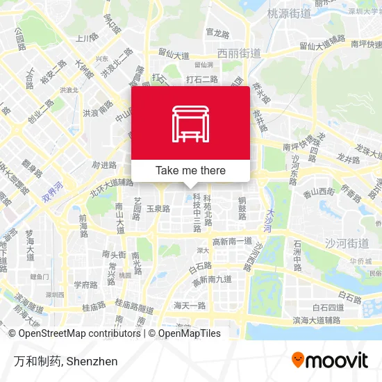 万和制药 map