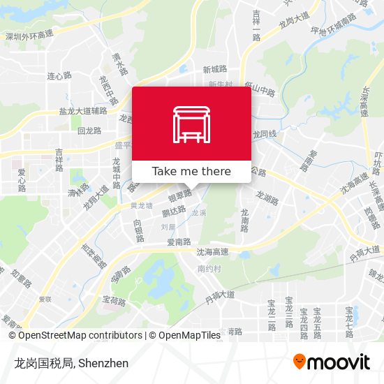 龙岗国税局 map