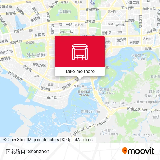 国花路口 map