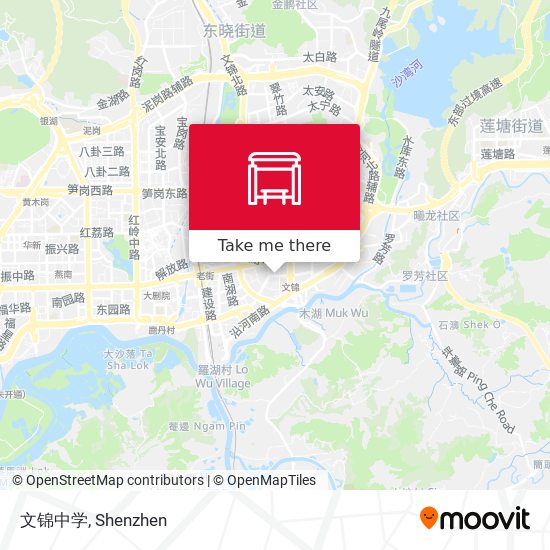 文锦中学 map