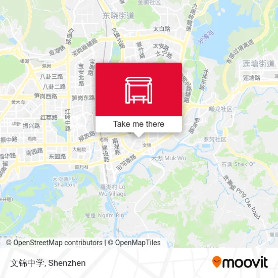 文锦中学 map