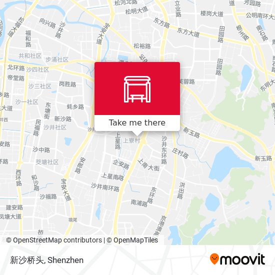 新沙桥头 map