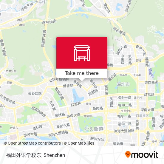 福田外语学校东 map