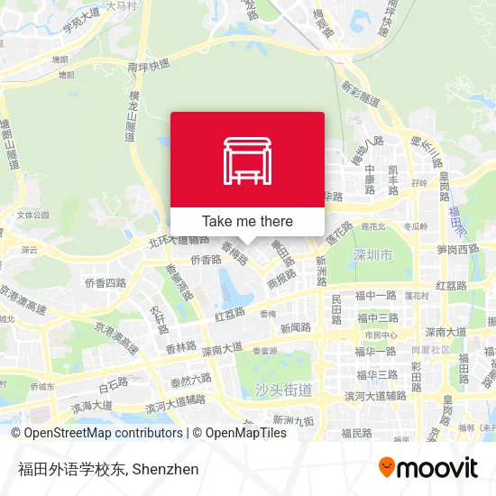 福田外语学校东 map