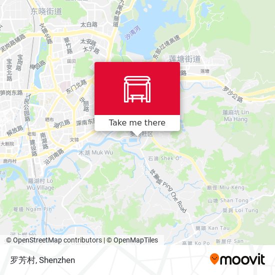 罗芳村 map