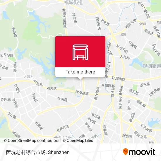 茜坑老村综合市场 map