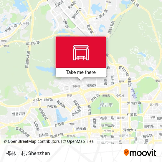 梅林一村 map