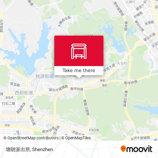 塘朗派出所 map