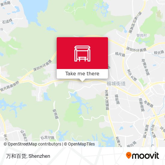 万和百货 map