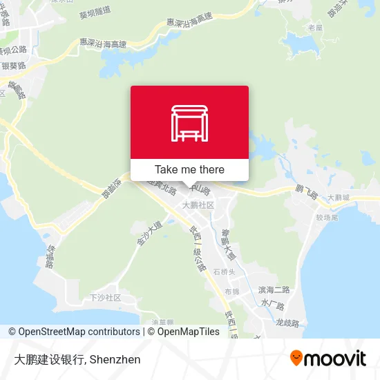 大鹏建设银行 map