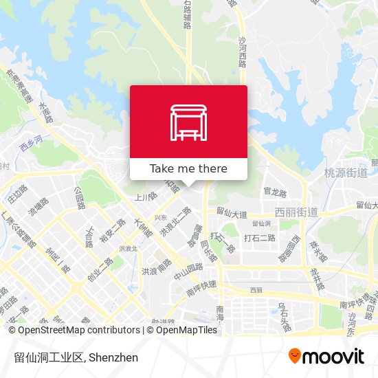 留仙洞工业区 map