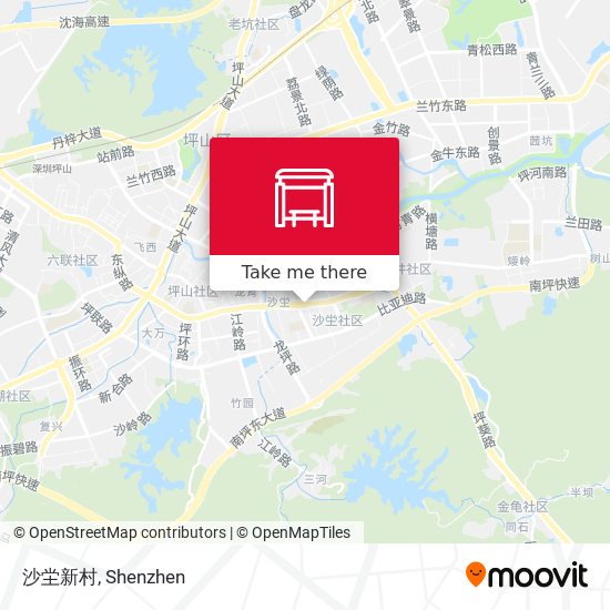 沙坣新村 map