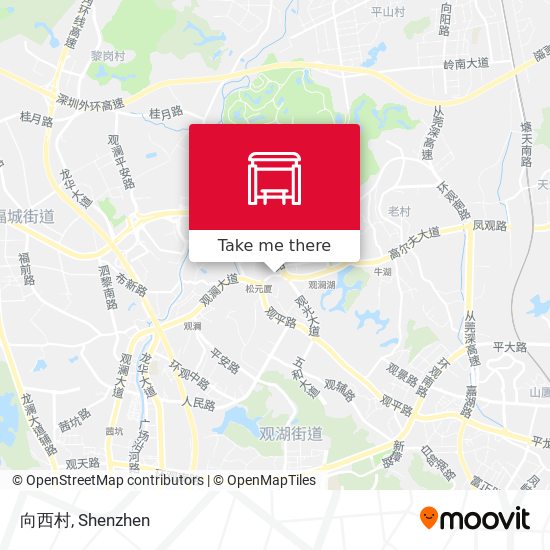 向西村 map