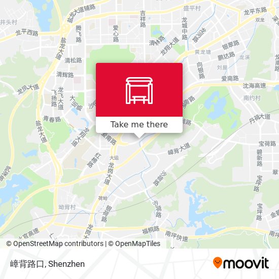 嶂背路口 map