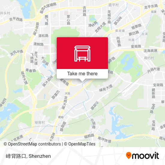 嶂背路口 map