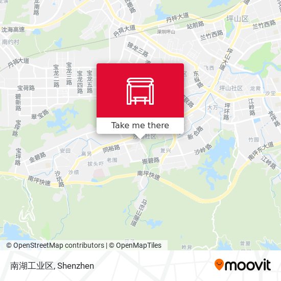 南湖工业区 map
