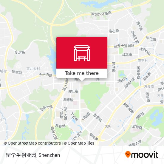 留学生创业园 map