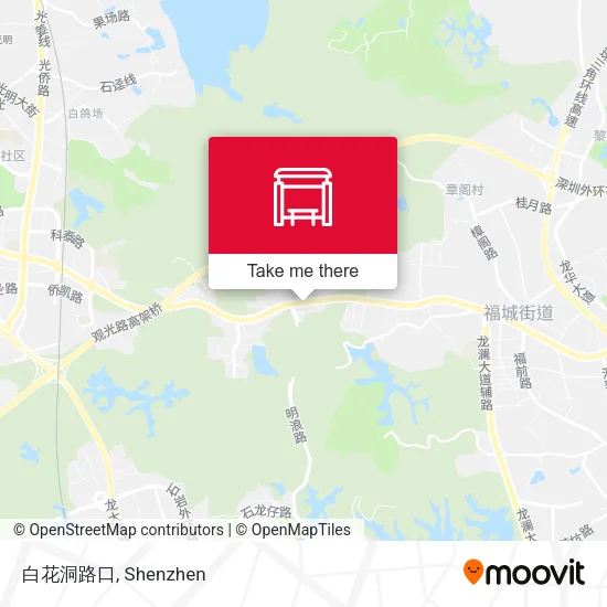 白花洞路口 map