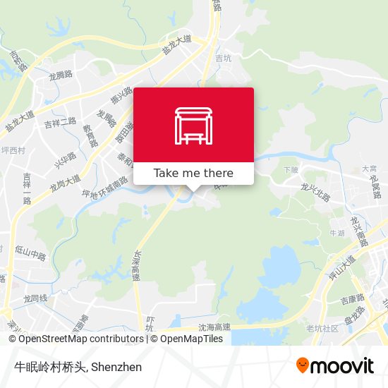 牛眠岭村桥头 map
