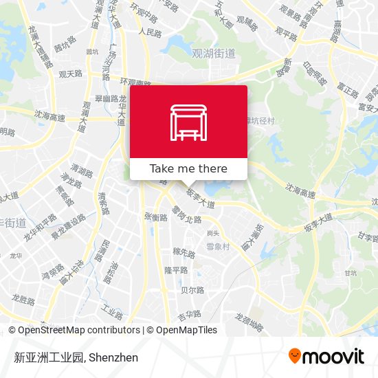 新亚洲工业园 map