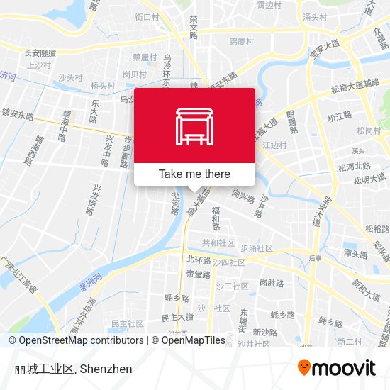 丽城工业区 map