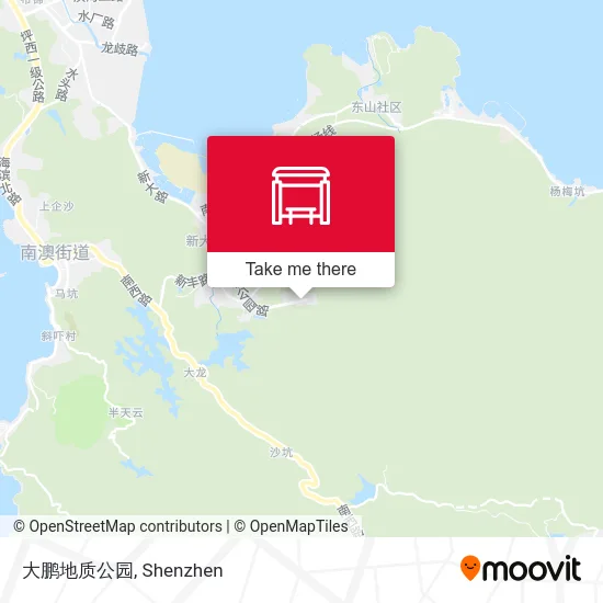 大鹏地质公园 map