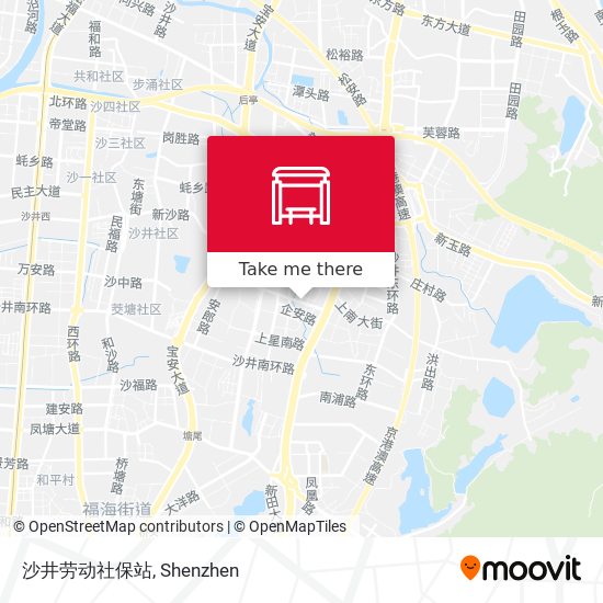 沙井劳动社保站 map