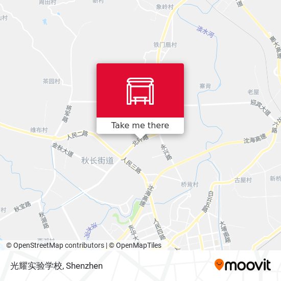 光耀实验学校 map