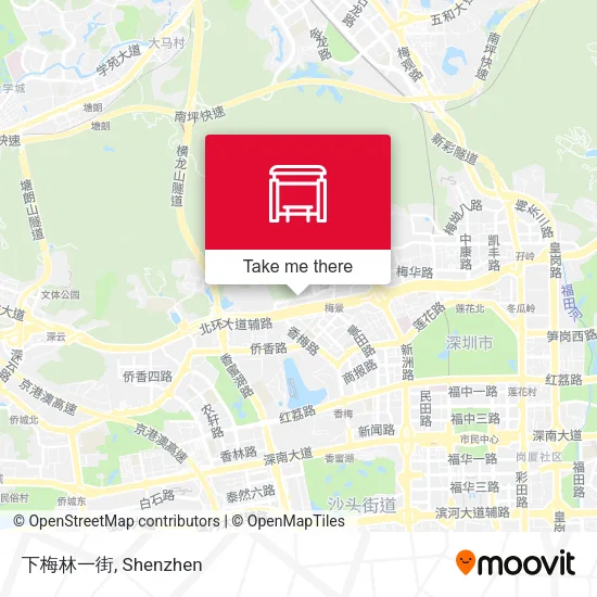 下梅林一街 map