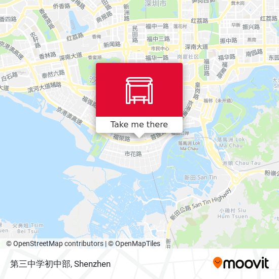 第三中学初中部 map