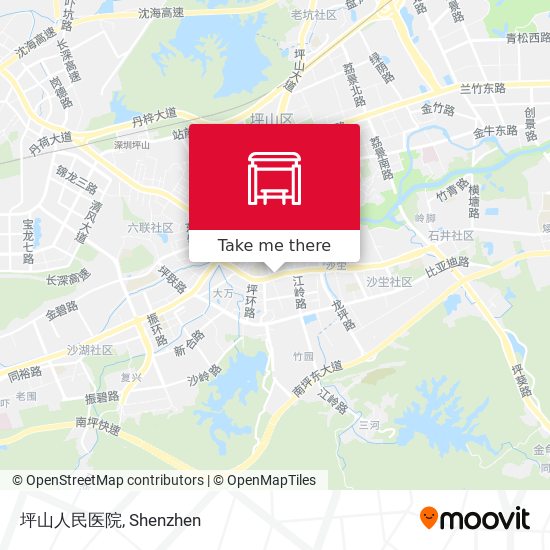 坪山人民医院 map