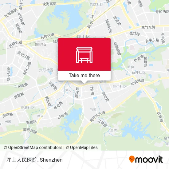 坪山人民医院 map