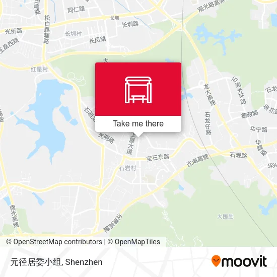 元径居委小组 map