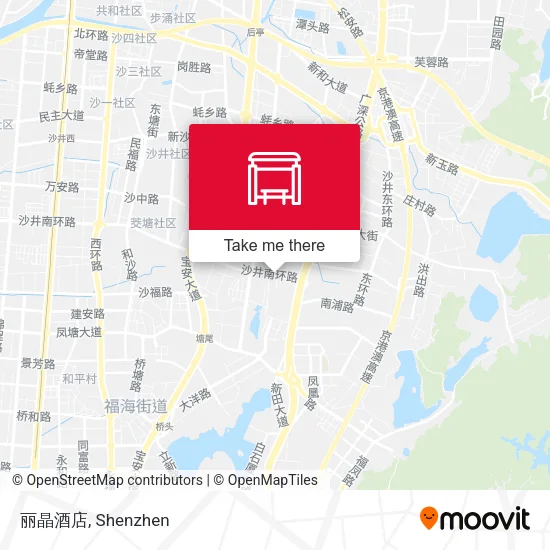 丽晶酒店 map