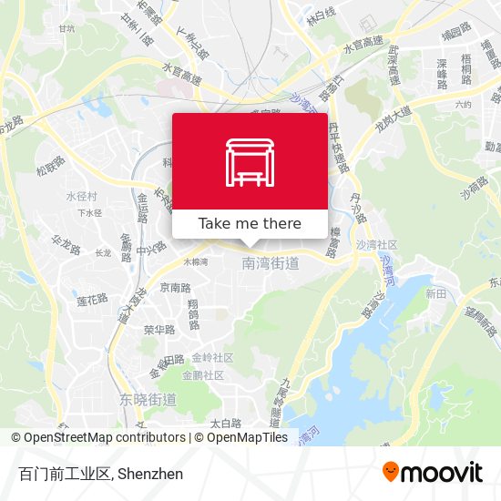 百门前工业区 map