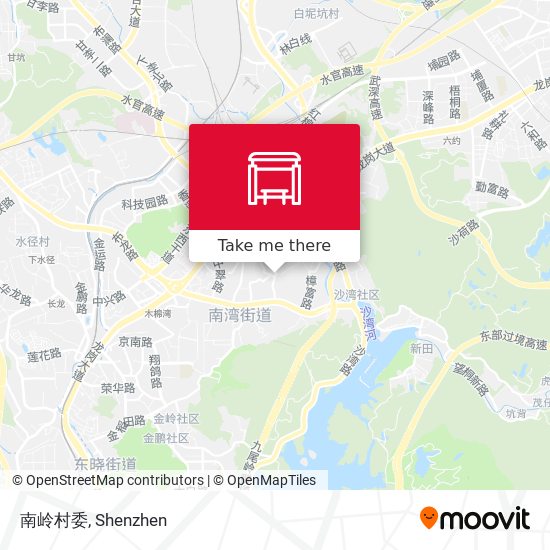南岭村委 map