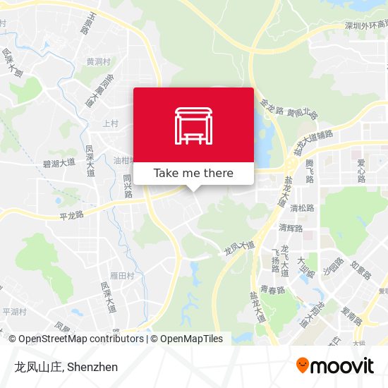 龙凤山庄 map