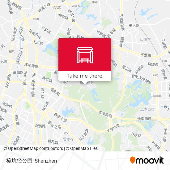 樟坑径公园 map
