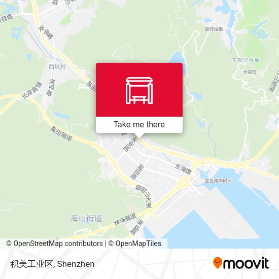积美工业区 map
