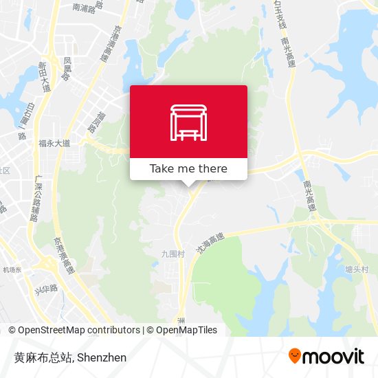 黄麻布总站 map