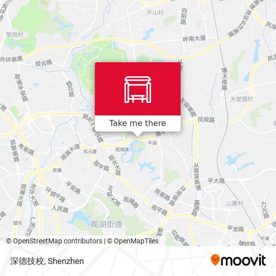 深德技校 map