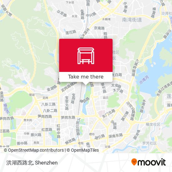 洪湖西路北 map